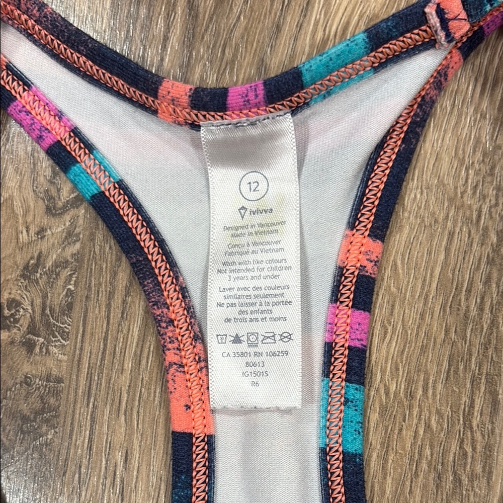 Ivivva Striped Racerback Tank Top - Picture 5 of 5